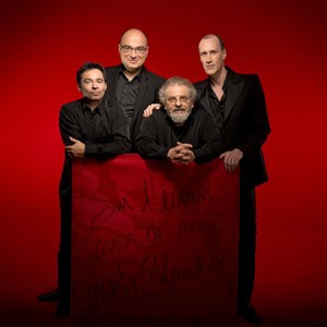 Affiche de David Linx / André Ceccarelli / Diego Imbert / Pierre-Alain Goualch : A NOUsGARO