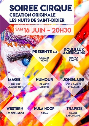 Affiche de Les Nuits de Saint Didier | Soirée Cirque