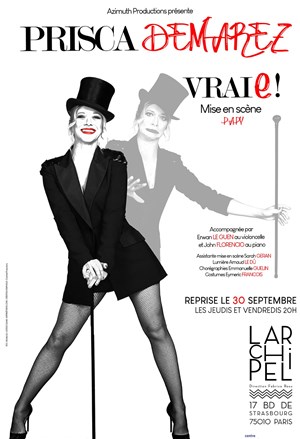 Affiche de Prisca Demarez dans Vraie !