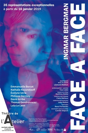 Affiche de Face à face | d'Ingmar Bergman | avec Emmanuelle Bercot