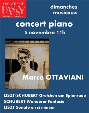 Affiche de Recital de piano Marco Ottaviani