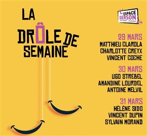 Affiche de La drôle de semaine