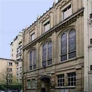 Affiche de Concert de créations au temple du Luxembourg