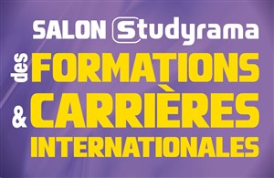 Affiche de Salon Studyrama des Formations & Carrières Internationales | 11ème édition