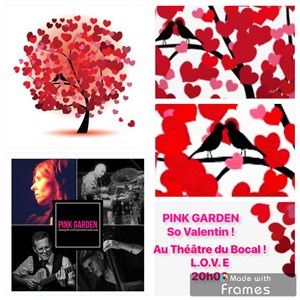 Affiche de Carol Nakari présente Pink Garden | Saint Valentin