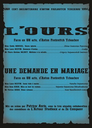 Affiche de L'Ours - Une demande en mariage