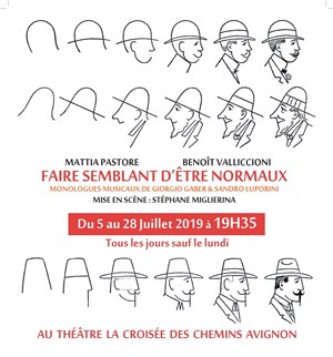 Affiche de Faire semblant d'être normaux