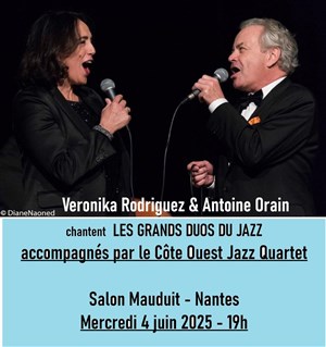 Affiche de Les grands duos du jazz avec Veronika Rodriguez & Antoine Orain