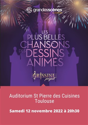 Affiche de Les plus belles chansons de dessins animés | Grissini Project