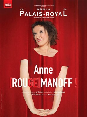 Affiche de Anne Roumanoff dans Anne [Rouge] Manoff