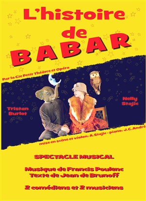 Affiche de L'histoire de Babar le petit éléphant
