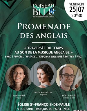 Affiche de Concert Promenade des anglais