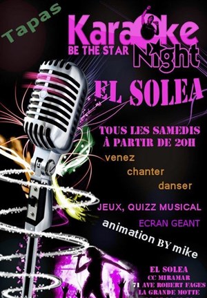 Affiche de Soirée musicale karaoké