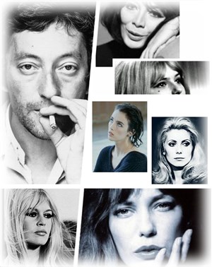 Affiche de Gainsbourg et ses Muses