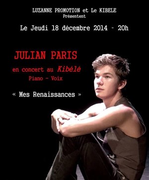 Affiche de Julian Paris | En 1ère partie : Jeremy