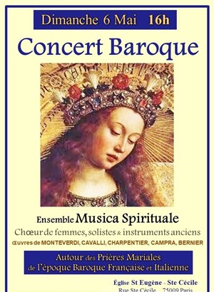 Affiche de Concert Baroque : Choeur de femmes, Soliste et Instruments anciens