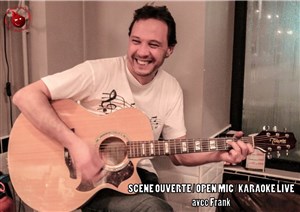 Affiche de Scène ouverte / Open Mic / Karaoke Live avec Frank