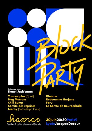 Affiche de Block party : Rap & Stand up