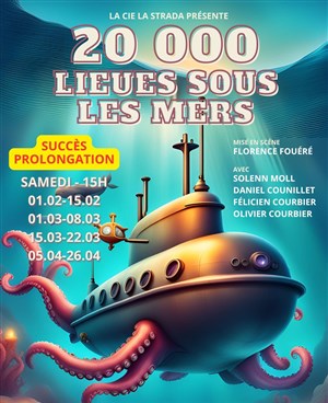 Affiche de 20 000 lieues sous les mers