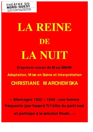Affiche de La reine de la nuit
