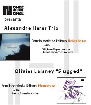 Affiche de Alexandre Herer trio + Slugged