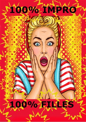 Affiche de 100% Impro, 100% Filles