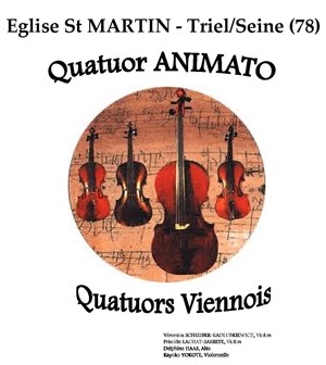 Affiche de Quatuor Animato