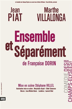 Affiche de Ensemble et séparément | avec Jean Piat et Marthe Villalonga