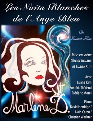 Affiche de Marlene Dietrich, Les Nuits Blanches de l'Ange Bleu