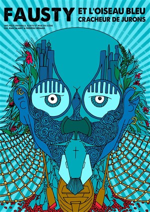 Affiche de Fausty et l'Oiseau bleu cracheur de jurons