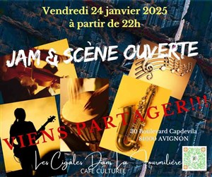 Affiche de Soirée Jam : Scène ouverte