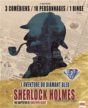 Affiche de Sherlock Holmes et l'Aventure du diamant bleu