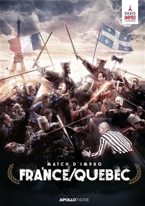 Affiche de Match d'impro : France / Quebec