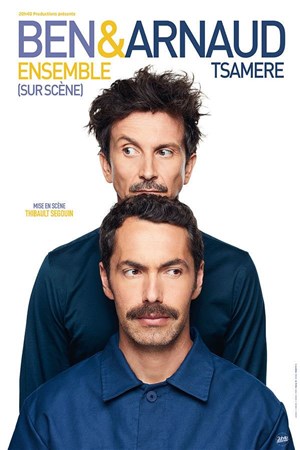 Affiche de Ben et Arnaud Tsamère dans Enfin sur scène