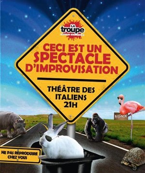 Affiche de Ceci est un spectacle d'improvisation