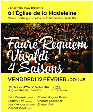 Affiche de Vivaldi, Fauré
