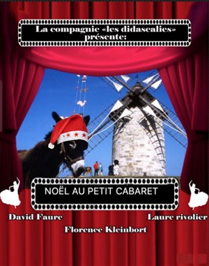 Affiche de Noël au petit cabaret