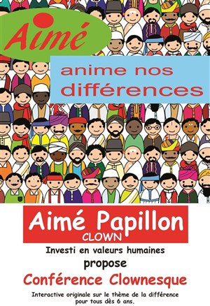 Affiche de Aimé papillon clown