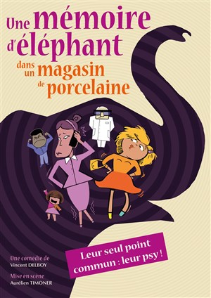 Affiche de Mémoire d'éléphant dans un magasin de porcelaine