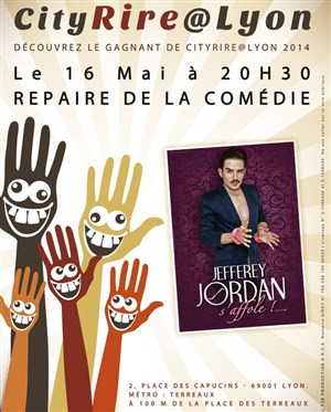Affiche de Jefferey Jordan dans Jefferey Jordan s'affole ! | CityRire@Lyon