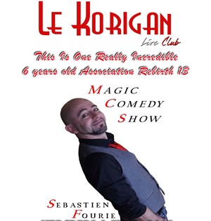 Affiche de Apéro magique avec Sébastien Fourie | Soirée soutien au projet