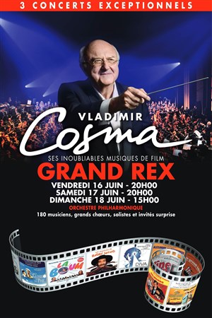 Affiche de Vladimir Cosma, ses inoubliables musiques de film