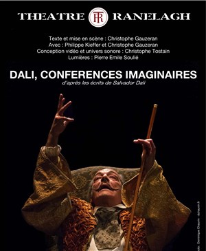 Affiche de Dali, conférences imaginaires