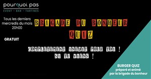 Affiche de Burger Quiz de la Brigade du Bonheur