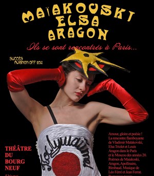 Affiche de Maïakovski, Elsa, Aragon. ils se sont rencontrés à Paris