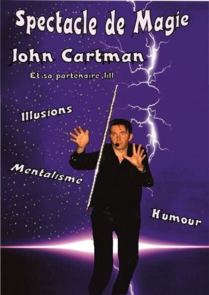 Affiche de Spectacle de Magie... avec sa partenaire