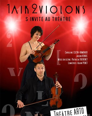 Affiche de 1air2violons s'invite au théâtre