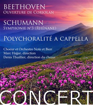 Affiche de Concert Note et Bien