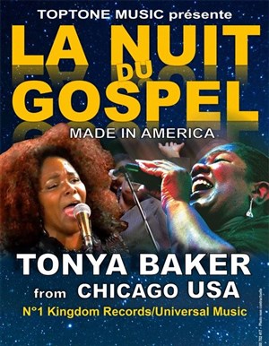 Affiche de La Nuit du Gospel avec Tonya Baker