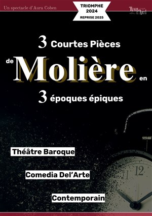 Affiche de 3 courtes pièces de Molière